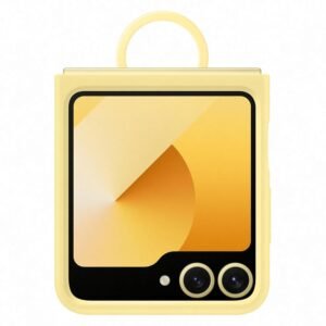 Samsung Galaxy Official Silicone Case with Ring for Galaxy Z Flip6, Yellow