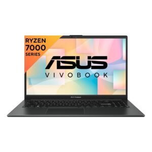 ASUS Vivobook Go 15, AMD Ryzen 5 7520U Thin & Light Laptop(AMD Radeon iGPU/16GB RAM/512GB SSD/FHD/15.6"/60Hz/Windows 11/M365 Basic (1Year)*/Office Home 2024/Mixed Black/1.63 Kg) E1504FA-NJ5542WS