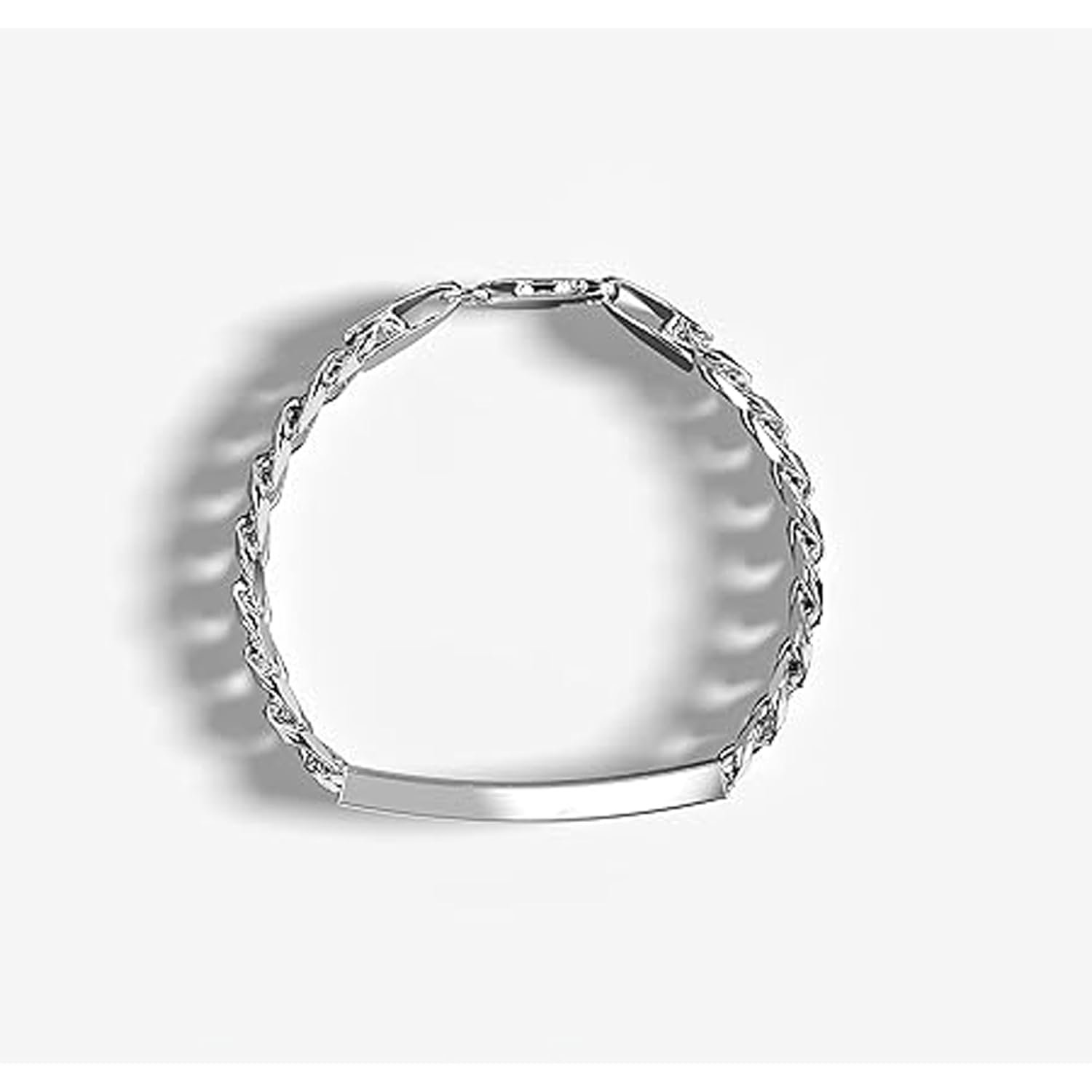 Fashion Frill Silver Bracelet For Men Stainless Steel Chain Silver Bracelet For Men Boys Love Gifts Mens Jewellery - Image 8