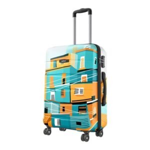 Safari Medium Check-in Luggage, 66 cm, Artistic Print,8 Wheels, 3-Digit Combination Lock