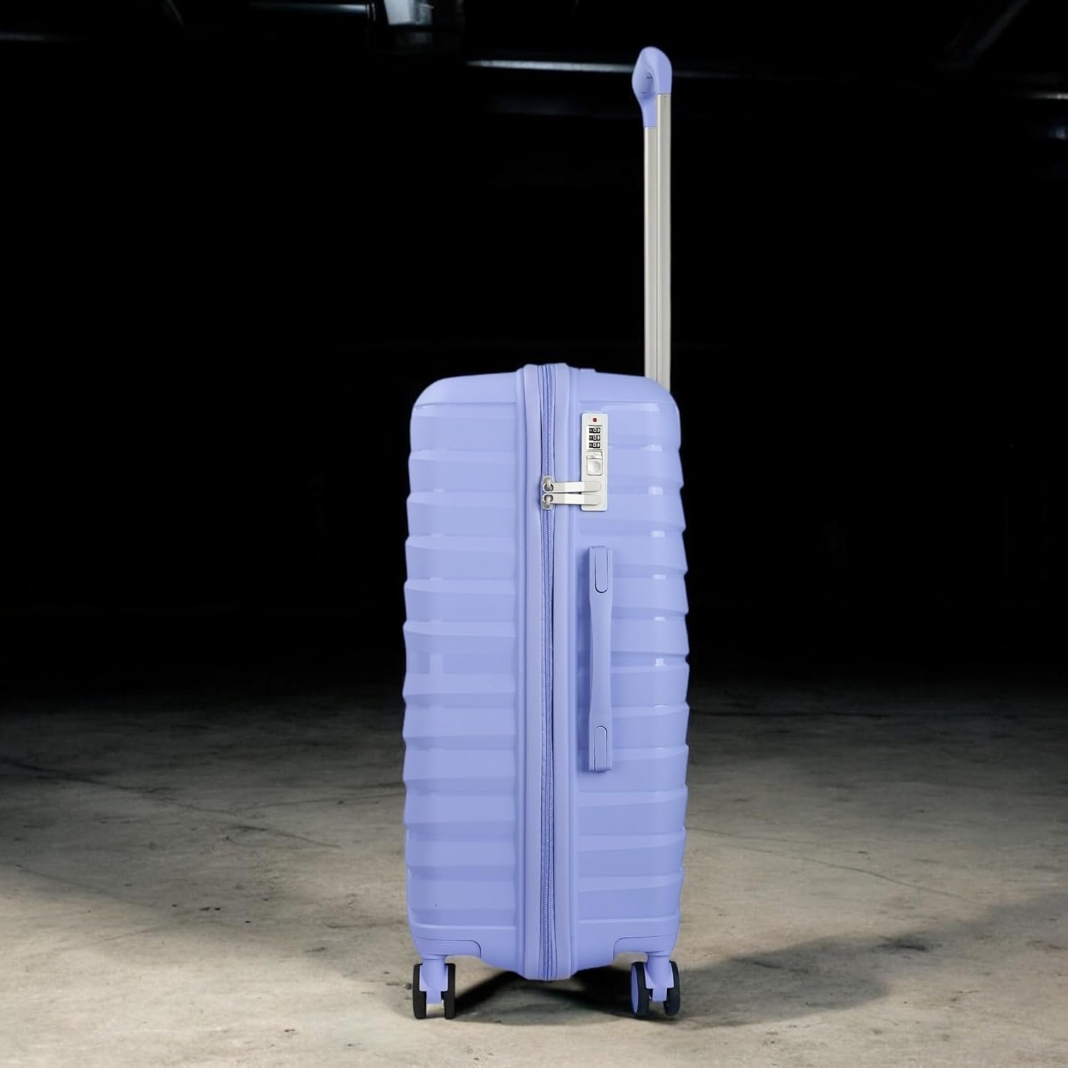 Vacanza Series 2 Polypropylene Unbreakable Hard-Sided Check-in Luggage Trolley Bag with TSA Lock | Purple 65 cm - Image 3