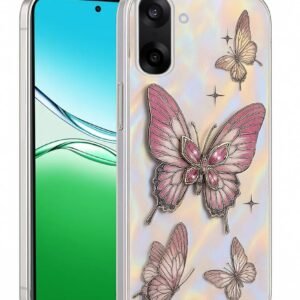 AeoFit Back Cover for OnePlus Nord CE5 5G | Cute Butterfly Design | Soft TPU Bumper Case (Multicolor)