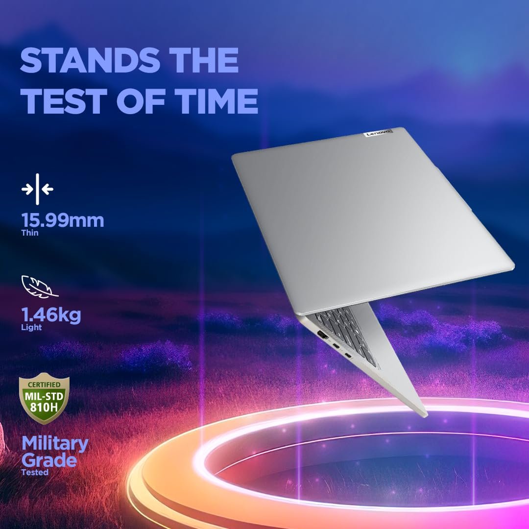 Lenovo IdeaPad Pro 5, Intel Core Ultra 9 185H, 32GB RAM, 1TB SSD, 2.8K-OLED 400Nits 120Hz, 14"/35.5cm, Windows 11, MS Office 21, Grey, 1.4Kg, 83D2001GIN,IntelArc GPU, FHD+IRCam, AI Powered Laptop - Image 7