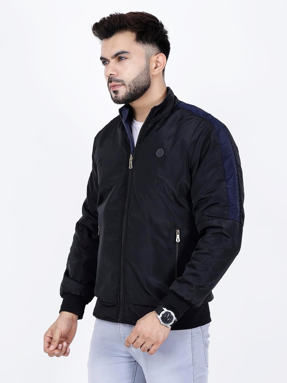 Dollar Jacket For Men Casual Zipper Bomber For Winter - Image 5