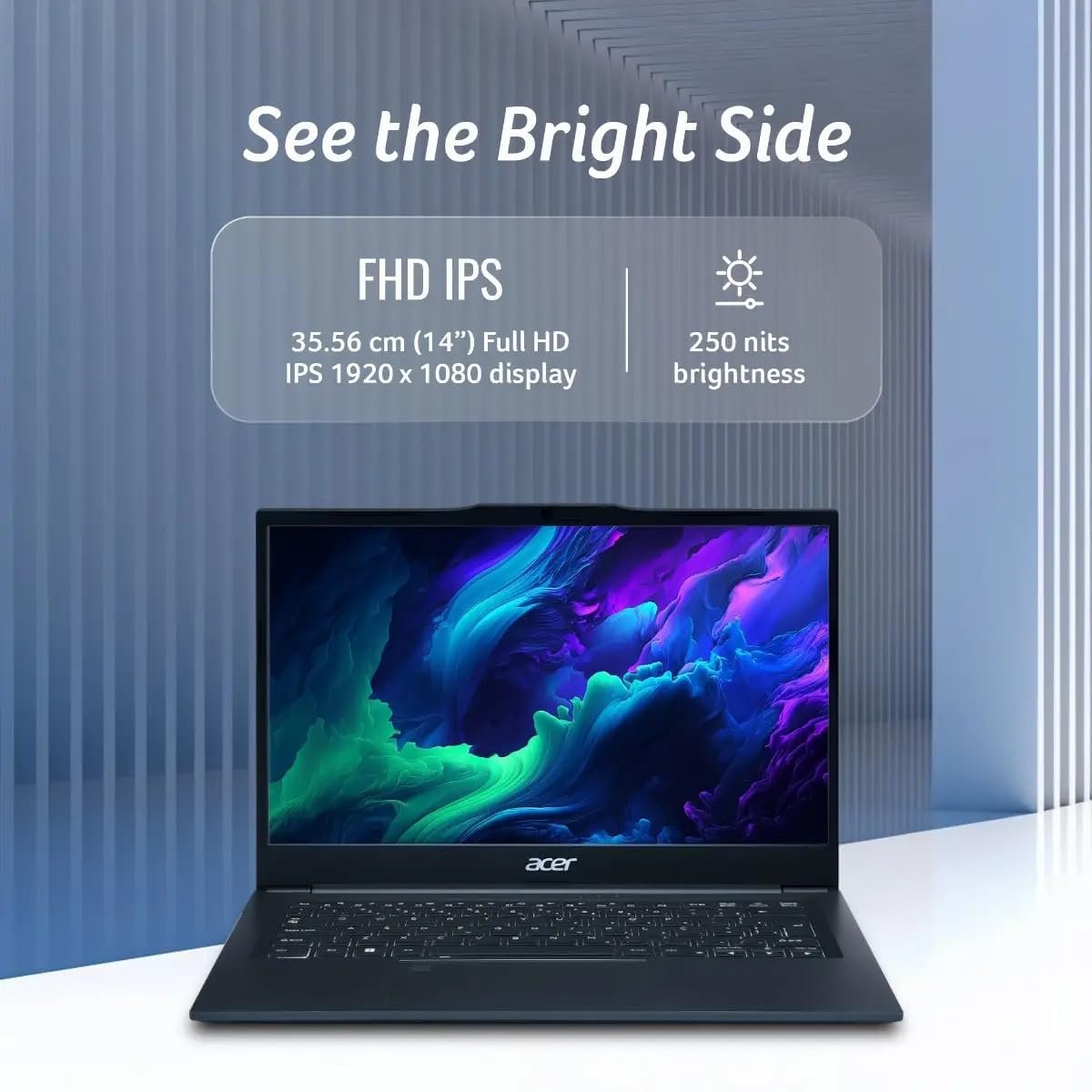 acer TravelLite Smart FHD TL04-51M Laptop, Intel Core i5 1334u 13th Gen 8 Core with 8GB Ram / 512GB NVMe SSD/Intel Iris Xe Graphics/Windows 11/14 Inch / 1 Year Brand Warranty - Image 8