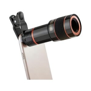Mobile Camera Lens, Camera Lens for Mobile, Zoom Lens for Mobile 8X Telephoto Clip-On Kit with Carry Bag
