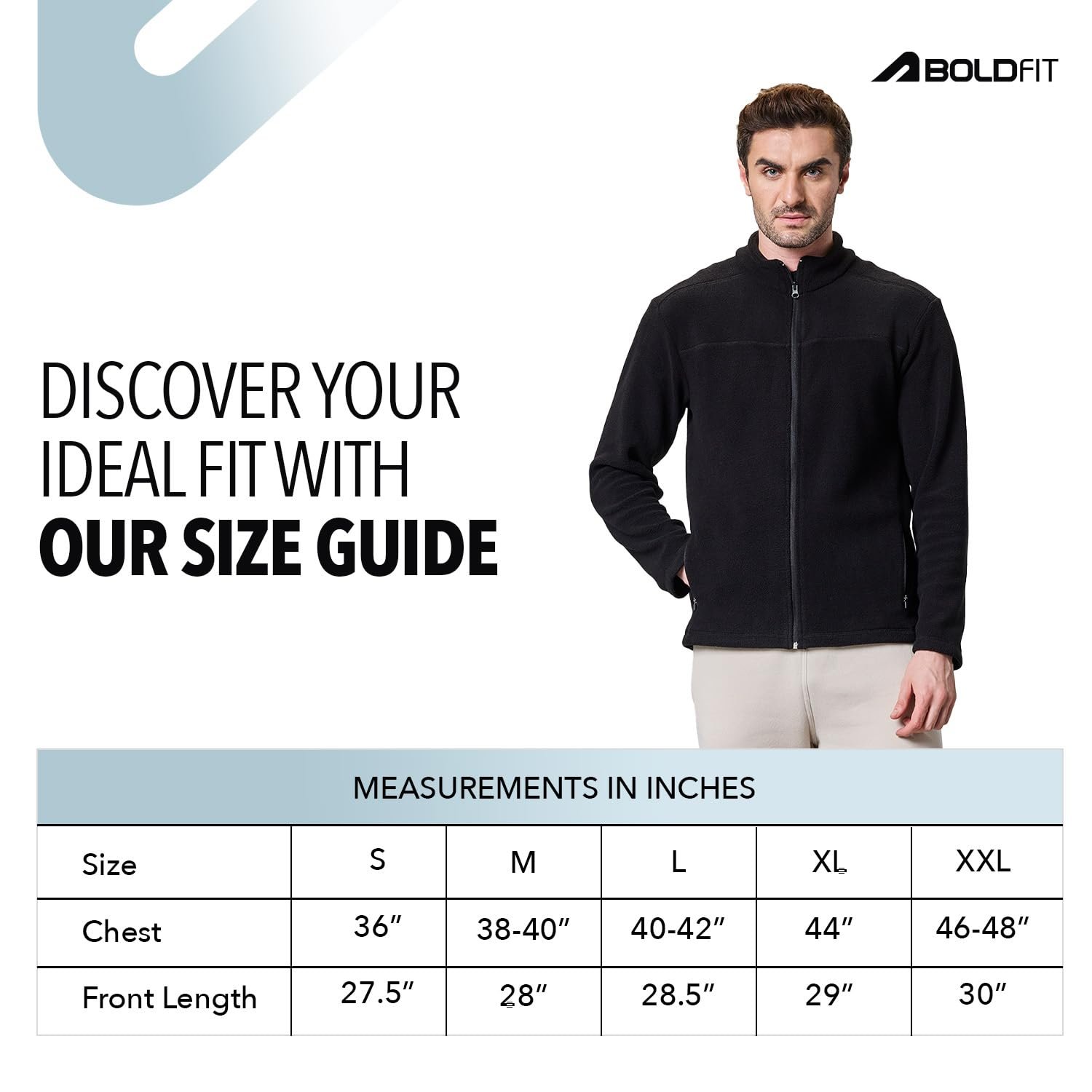 Boldfit Sweatshirt for Man Stylish Sweatshirts for Men Breathable Jacket for Man Full Zipper Sweatshirt for Men Casual Sweat Shirt Full Sleeves Sweaters All Day Winter wear Jackets Stylish - Image 2