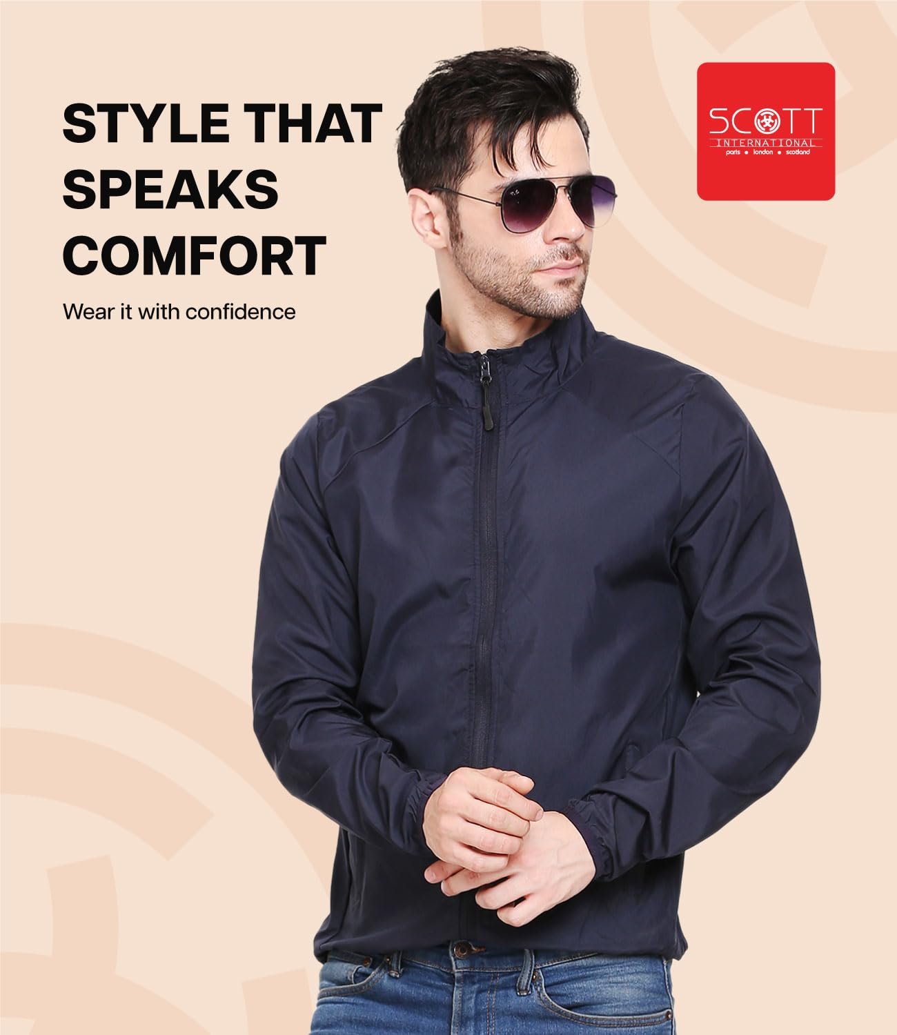 SCOTT INTERNATIONAL IDry Jacket-Ultra-Lightweight Men's Polyester Standard Length Jacket - Foldable, Water-Repellent & Compact | Perfect for Any Adventure, Hiking, Sports, Biking - Image 4