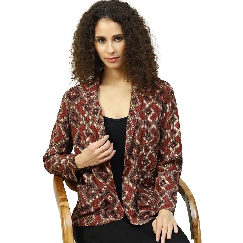 BIBA Women Viscose Straight Printed Jacket - Image 5