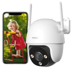 Imou 5MP CCTV Camera for Home Outdoor, 360° Security WiFi Camera, Full Color Night Vision 30M, Human Detection, 2-Way Talk, Siren Alarm, Compatible with Alexa, Supports 512GB SD Card, IP66, DK7