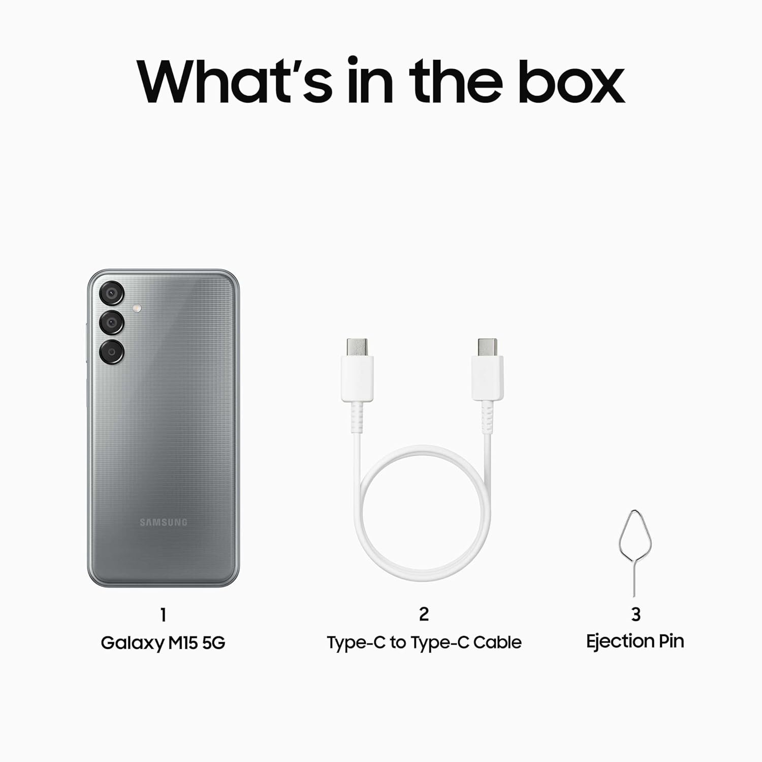 Samsung Galaxy M15 5G (Stone Grey,4GB RAM,128GB Storage)| 50MP Triple Cam| 6000mAh Battery| MediaTek Dimensity 6100+| 4 Gen. OS Upgrade & 5 Year Security Update| Super AMOLED Display| Without Charger - Image 6