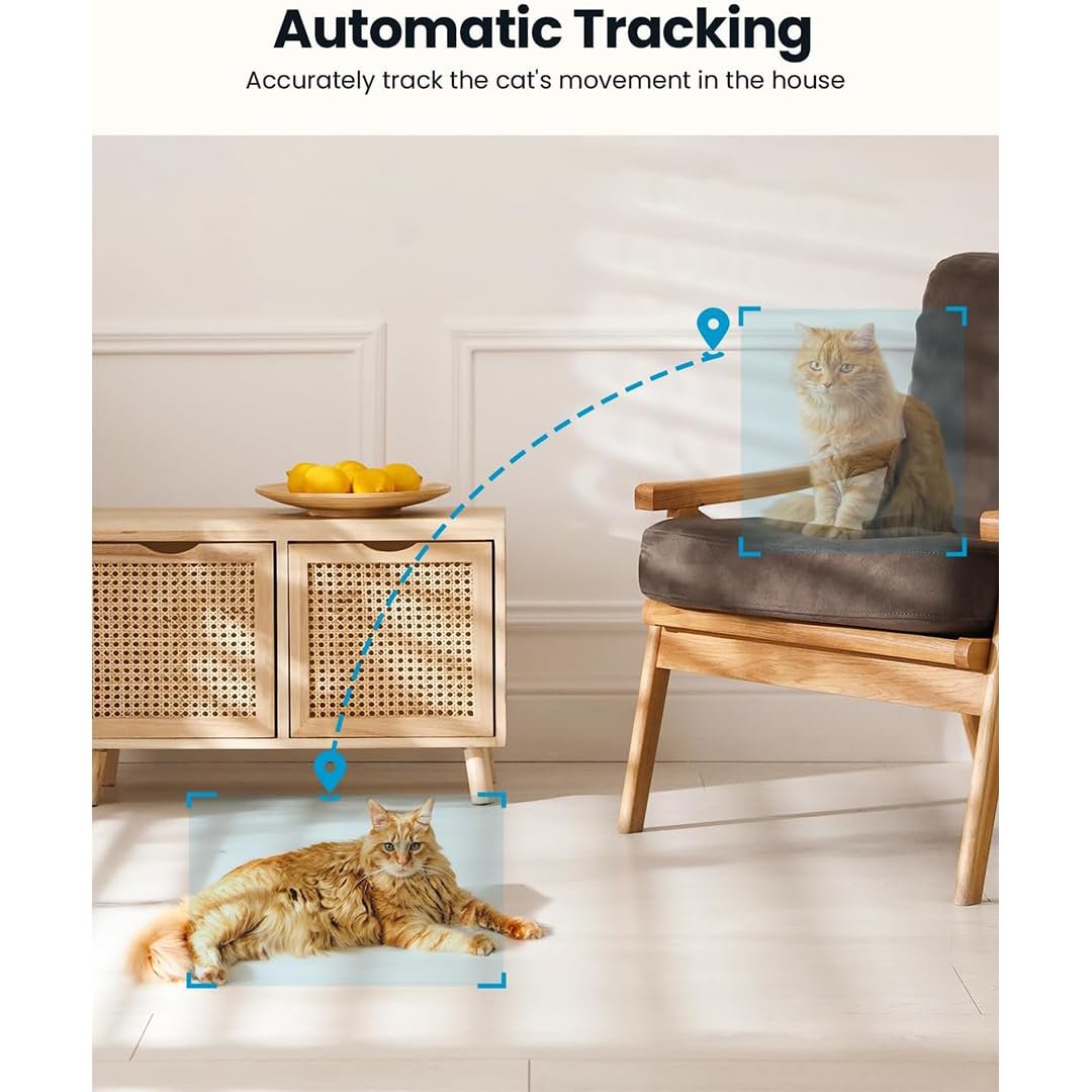 SKYLACE 360° Smart WiFi CCTV Camera | 3MP Full HD | Motion Tracking, Night Vision, Two-Way Audio | Mobile App & Alexa Compatible | Indoor Home Security Camera - Image 5