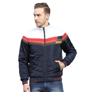 Monte Carlo Mens Solid Mock Neck Full Sleeve Jacket (224261786)