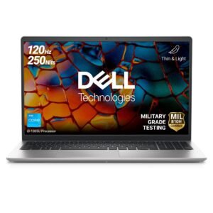 Dell 15, Intel Core i3 13th Gen - 1305U, 8GB DDR4 RAM, 512GB SSD, FHD 15.6"/39.62 cm, Windows 11, MSO'21, Titan Grey, 1.69kg, 120Hz 250 nits Display, 15 Month McAfee, Thin & Light Laptop