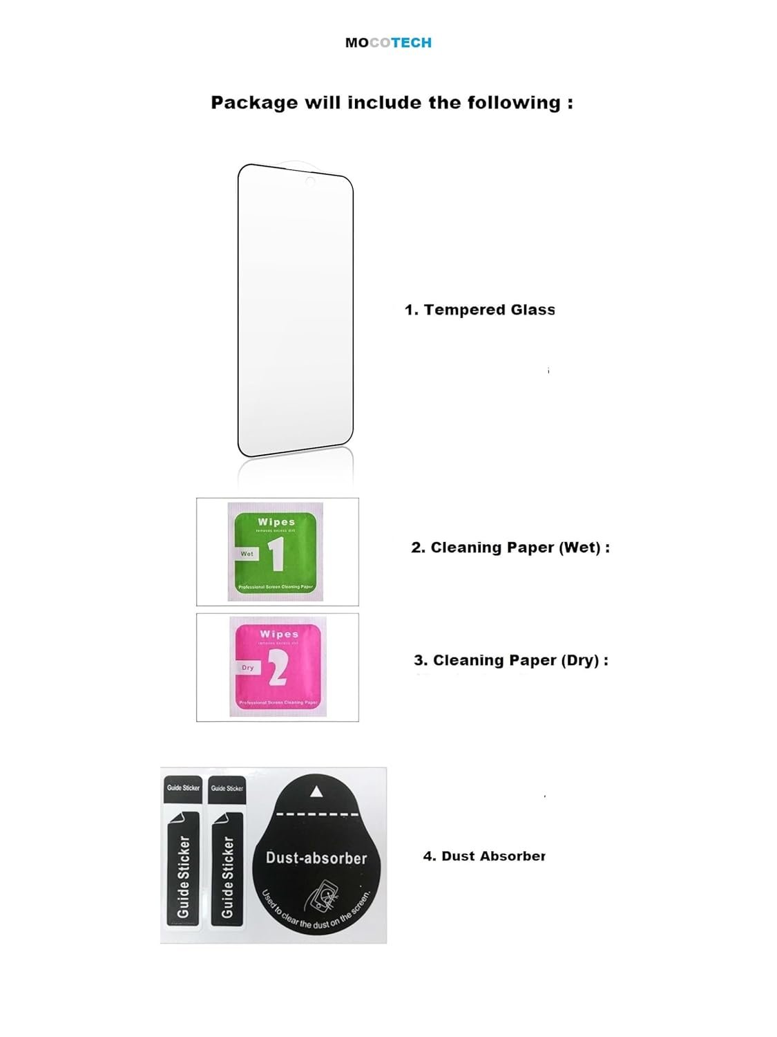 MoCoTech HD+ Edge-to-Edge Tempered Glass for OnePlus Nord CE5 5G – Full Screen Protector Guard, 9H Hardness, Anti-Scratch, Bubble Free with Easy Installation Kit (OnePlus Nord CE 5 5G) - Image 3