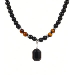 Fashion Frill Silver Chain For Men Stainless Steel Vintage Stylish Beaded Chain Necklace Pendant For Men Boys Locket Love Gifts Mens Jewellery