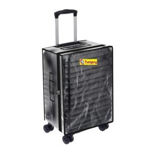 Transparent Protective Zipper PVC Dust Proof Cover for Luggage/Suitcase Trolley Bags for All Brand (for Hard Luggage, 24 Inch)