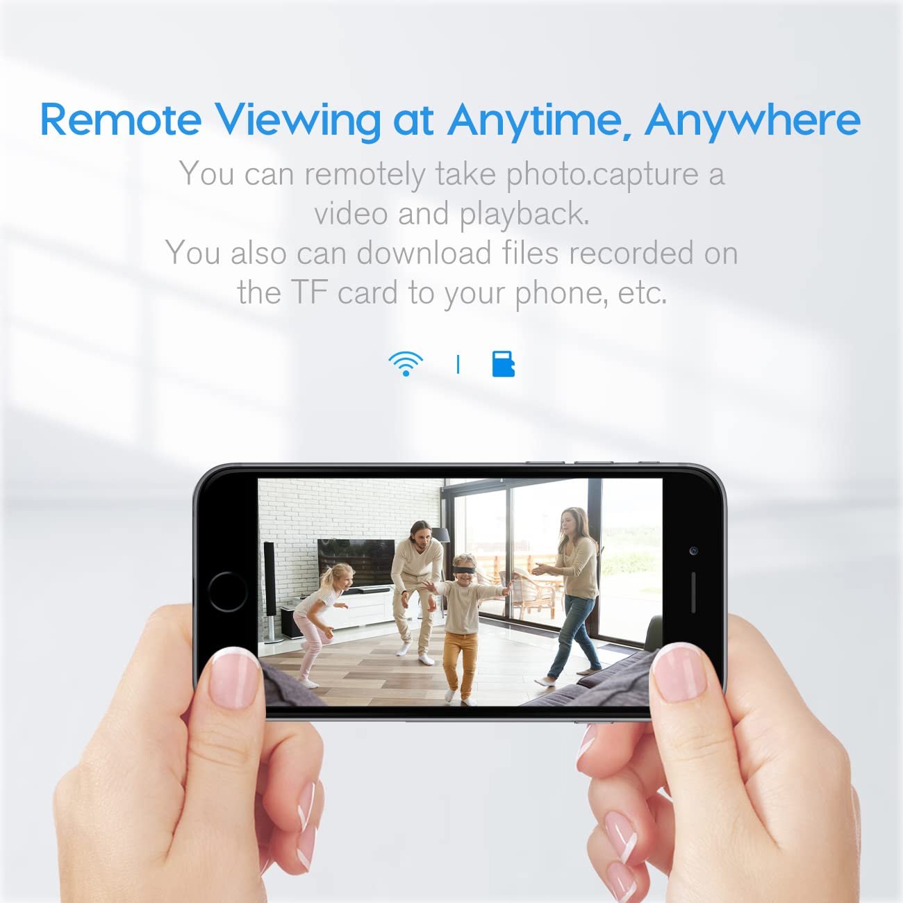 TECHNOVIEW WiFi Full HD 4k Security Camera Work 24 Hours with Power 220v - Hd WiFi Camera for Home,Office Security - Image 5