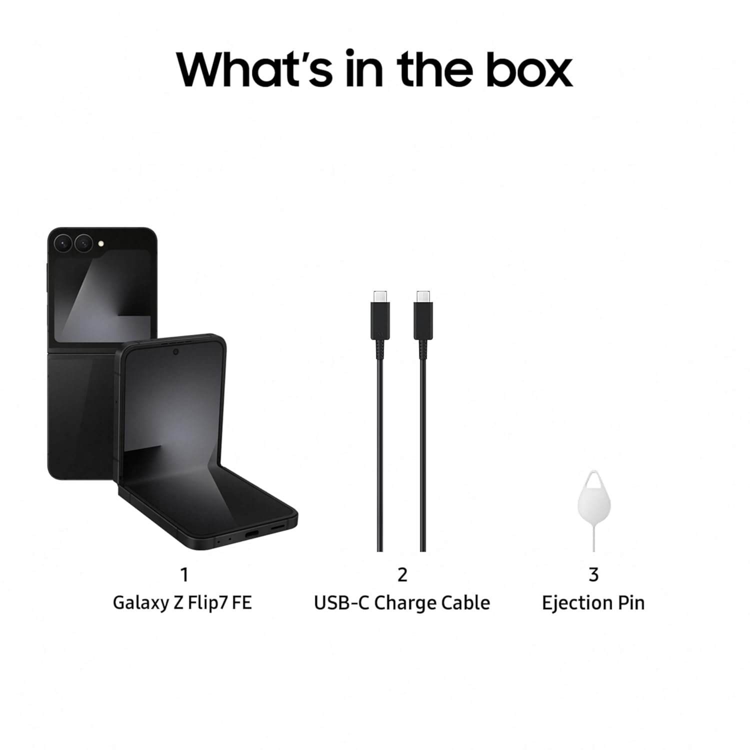 Samsung Galaxy Z Flip7 FE 5G Smartphone with Galaxy AI (Black, 8GB RAM, 256GB Storage), Ultra Sleek Compact Design, 50MP High-Resolution FlexCam, Long-Lasting 4000 mAh Battery, All-New One UI 8 - Image 6