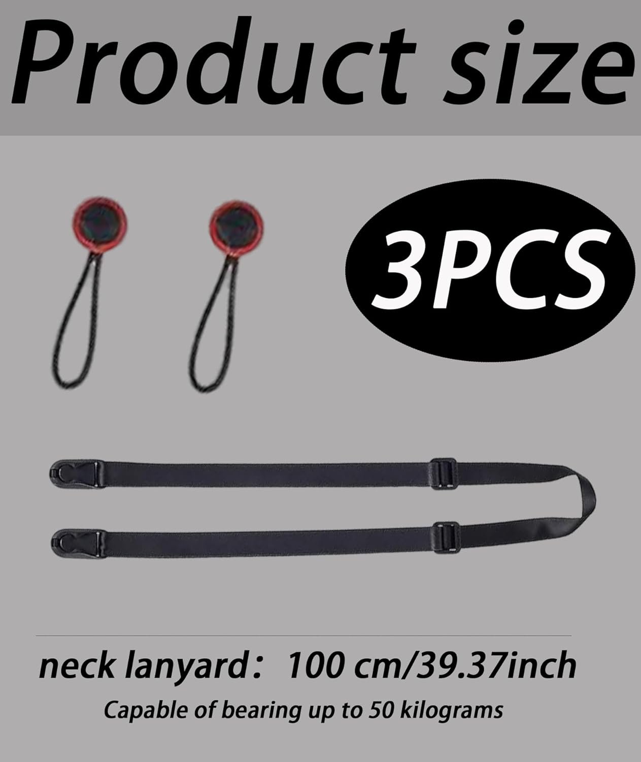 3PCS Camera Strap, Accessories Adapter Quick Release, Wrist Strap, Photography Adapter for Binocular, Action, Digital Camera, Laptop Bags - Image 7