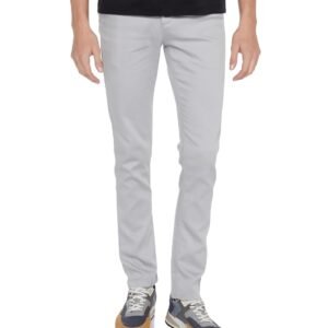 Peter England Men’s Super Slim Fit Stretchable Casual Trousers | Office Sleek & Trendy Look