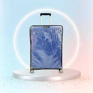 Sharp CN 24″ Transparent Protective Zipper PVC Dust Proof Cover for Hard/Plastic Body Luggage/Suitcase Trolley Bags | Hard 2 | Size: 24