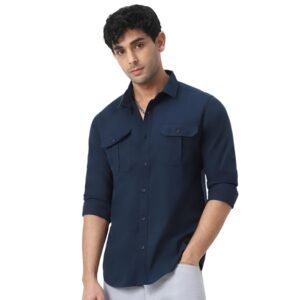 Urbano Fashion Men’s Cotton Full Sleeve Regular Fit Casual Solid Shirt