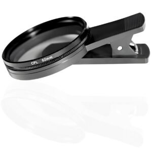 Mobile Camera Lens, Photography Kit for Mobile, 3Pcs Polarizing Lens with Glasses Cloth and Storage Box, Suitable for Travel, Wedding, Outdoor Photography