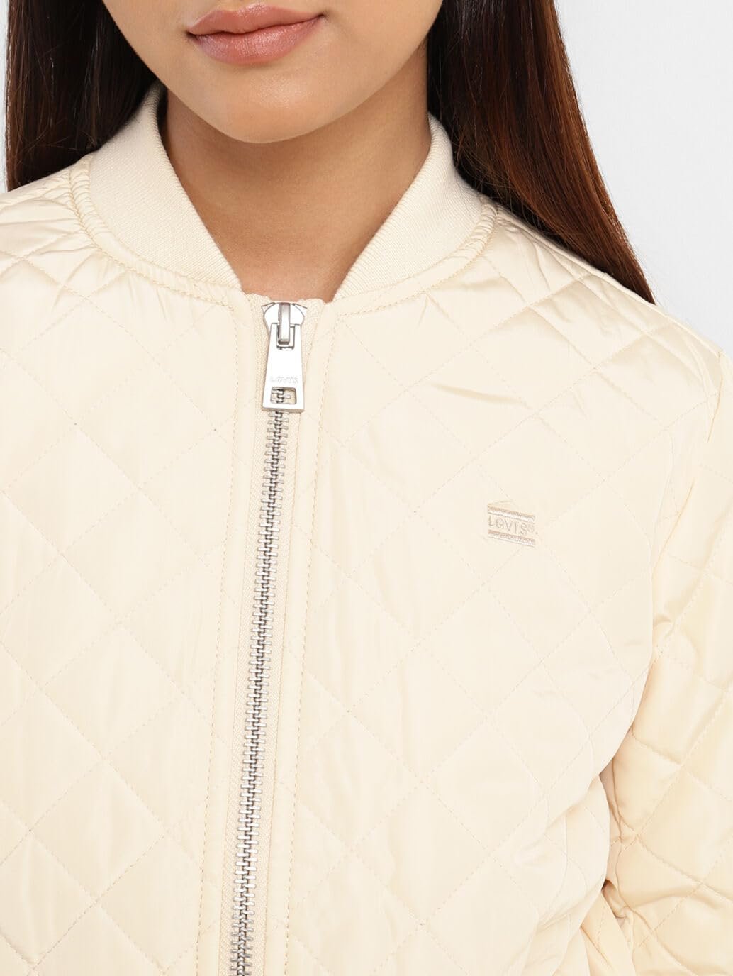 Levi's Women Solid Quilted Bomber Polyester Standard Length Jacket - Image 6