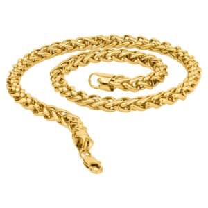 Fashion Frill Exclusive Gold Plated Stylish Golden Chain Necklace For Men Boys Mens Jewelry