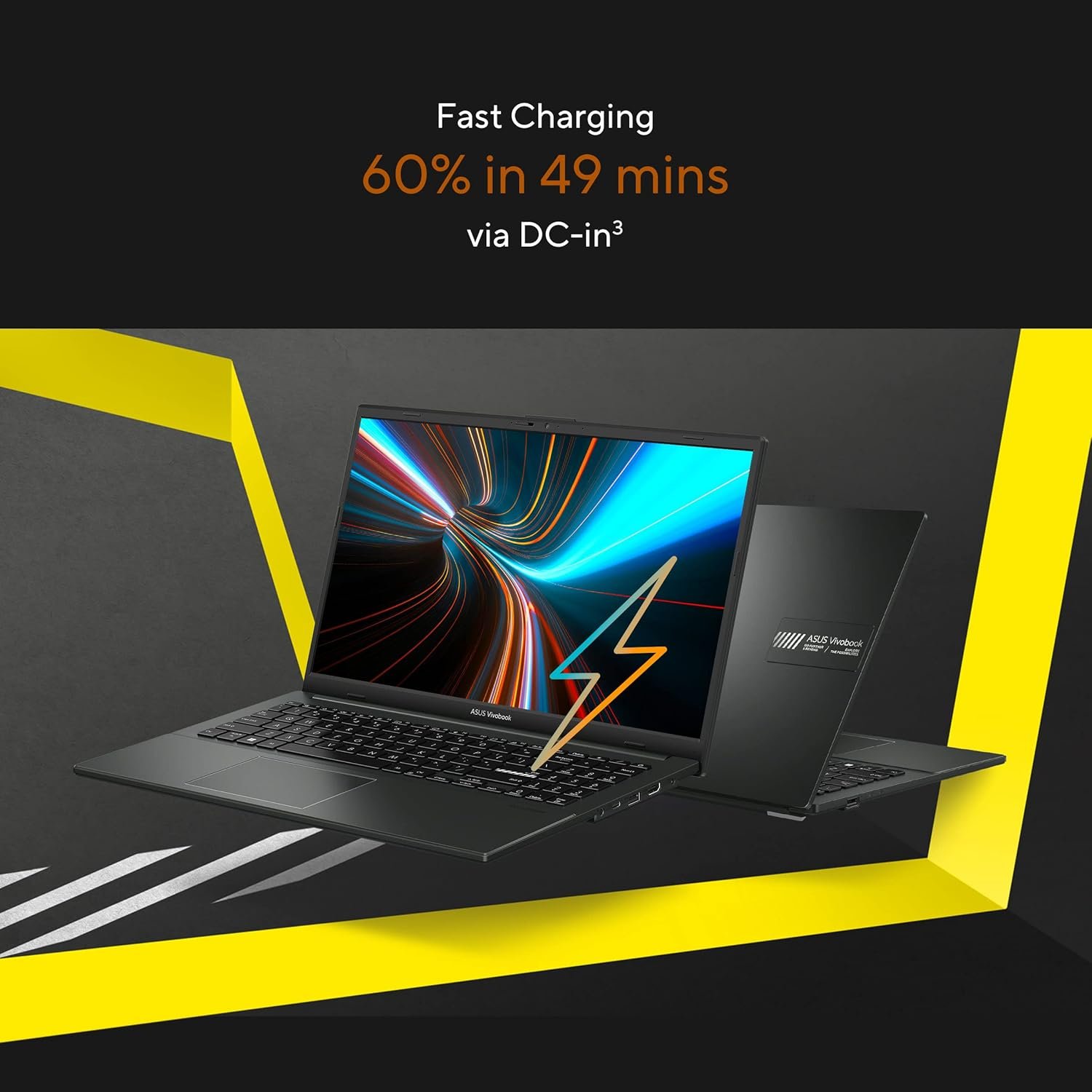 ASUS Vivobook Go 15, AMD Ryzen 5 7520U Thin & Light Laptop(AMD Radeon iGPU/16GB RAM/512GB SSD/FHD/15.6"/60Hz/Windows 11/M365 Basic (1Year)*/Office Home 2024/Mixed Black/1.63 Kg) E1504FA-NJ5542WS - Image 7