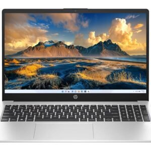 HP 15 (2025), AMD Ryzen 3 7330U Quad Core - (16 GB/512 GB SSD/AMD Radeon Graphics/Windows 11 Pro) Thin and Light Business Laptop/15.6" FHD Display/Backlit Keyboard/Turbo Silver/1.5 kg/MS Office 2021