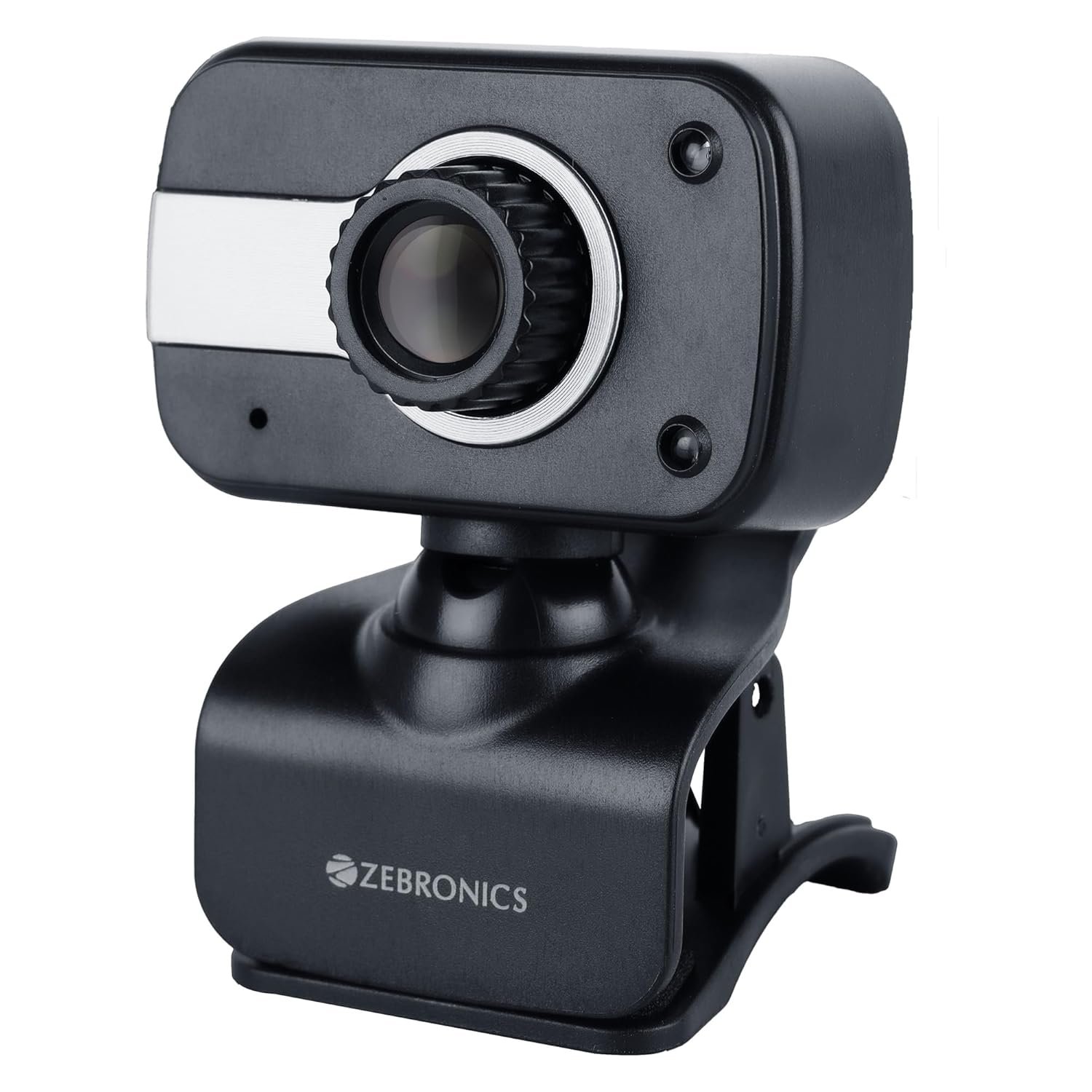 Zebronics Zeb-Crystal Clear Web Camera, 0.3 MP with USB with 3P Lens,Built-in Microphone,Auto White Balance,Night Vision and Manual Switch for LED (Black) - Image 3