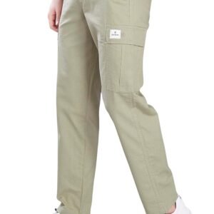 DIVISIVE Men’s Loose Fit Linen Blend Cotton Cargo Pants