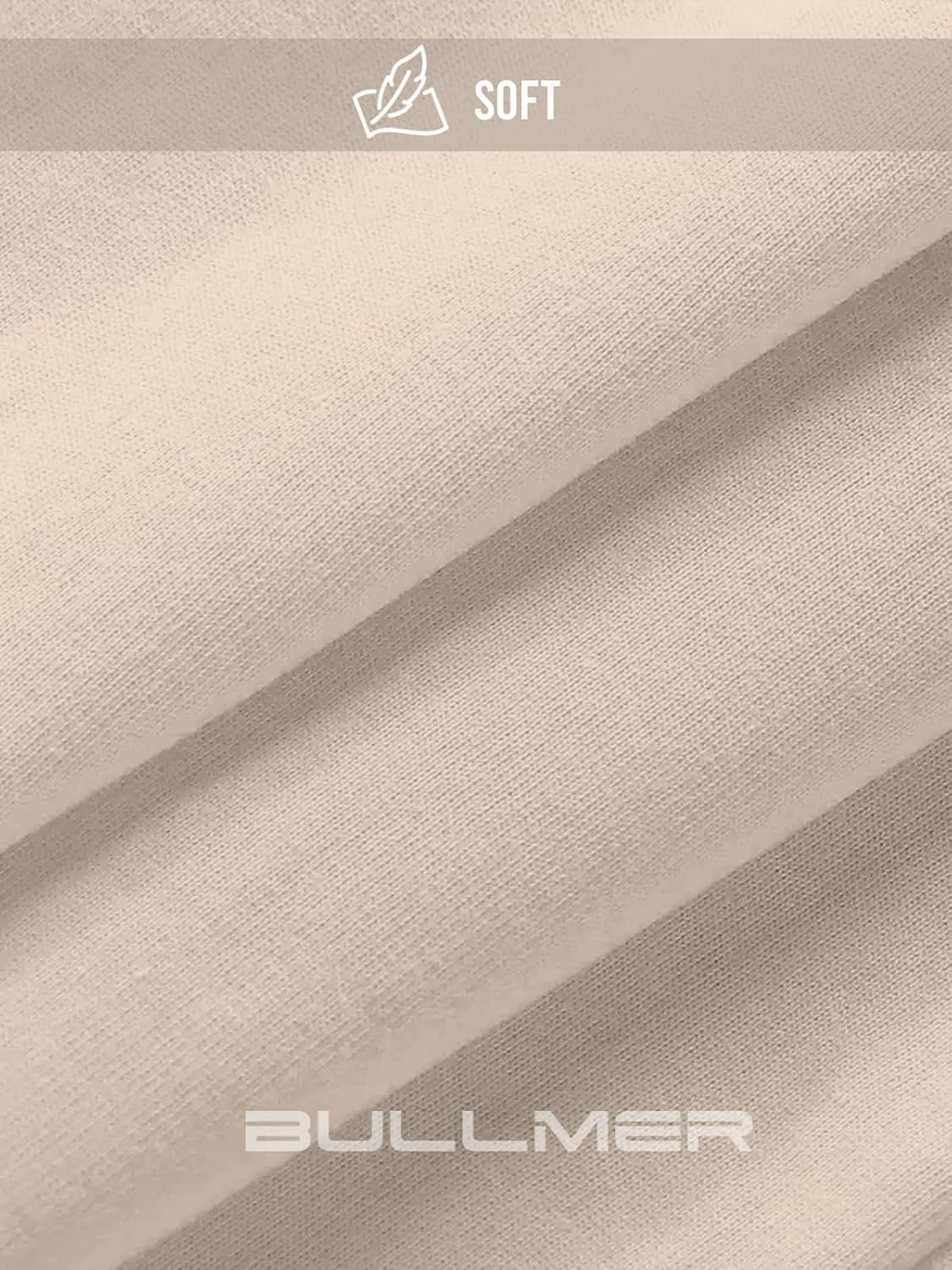 BULLMER Trendy Half Sleeve Oversized Cotton Blend Crew Neck Tshirt for Men - Pack of 2 - Image 3