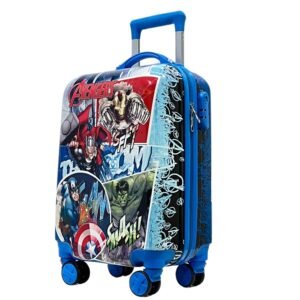 JUNIOR JOE 20 Inch Kids Suitcase with 4 Wheel Travel Trolley Bag (4 Day Trip) (DESIGN-11, 20 INCH)