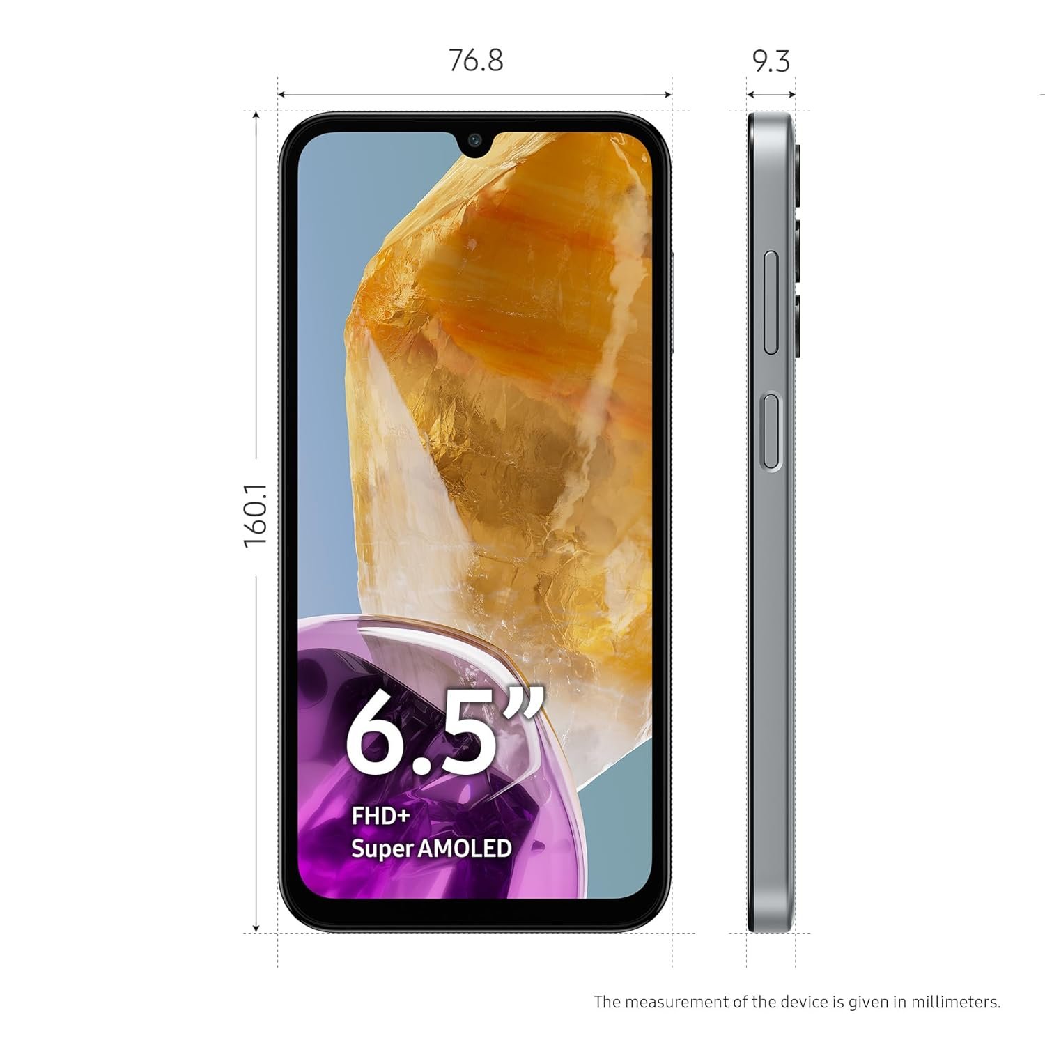 Samsung Galaxy M15 5G (Stone Grey,4GB RAM,128GB Storage)| 50MP Triple Cam| 6000mAh Battery| MediaTek Dimensity 6100+| 4 Gen. OS Upgrade & 5 Year Security Update| Super AMOLED Display| Without Charger - Image 2