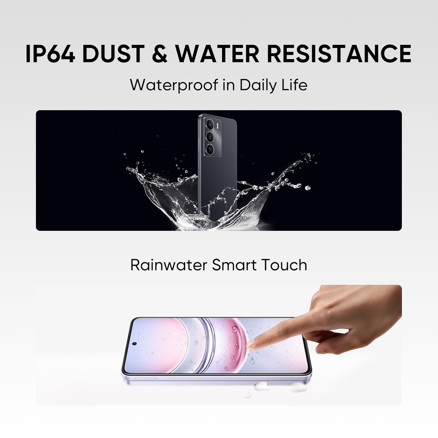 realme NARZO 80 Lite 5G (Onyx Black, 6GB+128GB) | 6000mAh Long-Lasting Battery | MediaTek Dimensity 6300 5G | AI Assist | IP64 Rated Water & Dust Resistance | Military-Grade Durability - Image 9