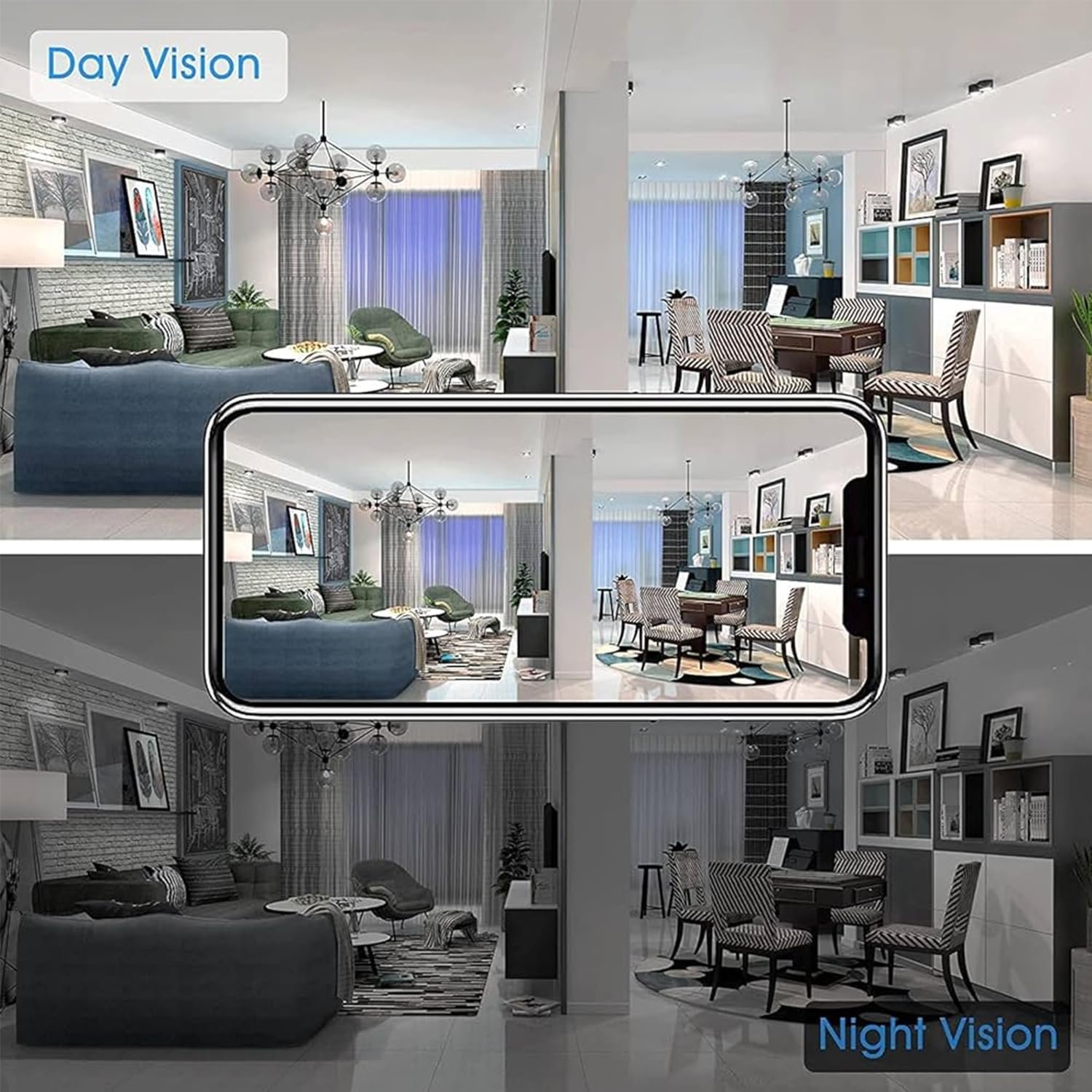 SKYLACE 360° Smart WiFi CCTV Camera | 3MP Full HD | Motion Tracking, Night Vision, Two-Way Audio | Mobile App & Alexa Compatible | Indoor Home Security Camera - Image 8