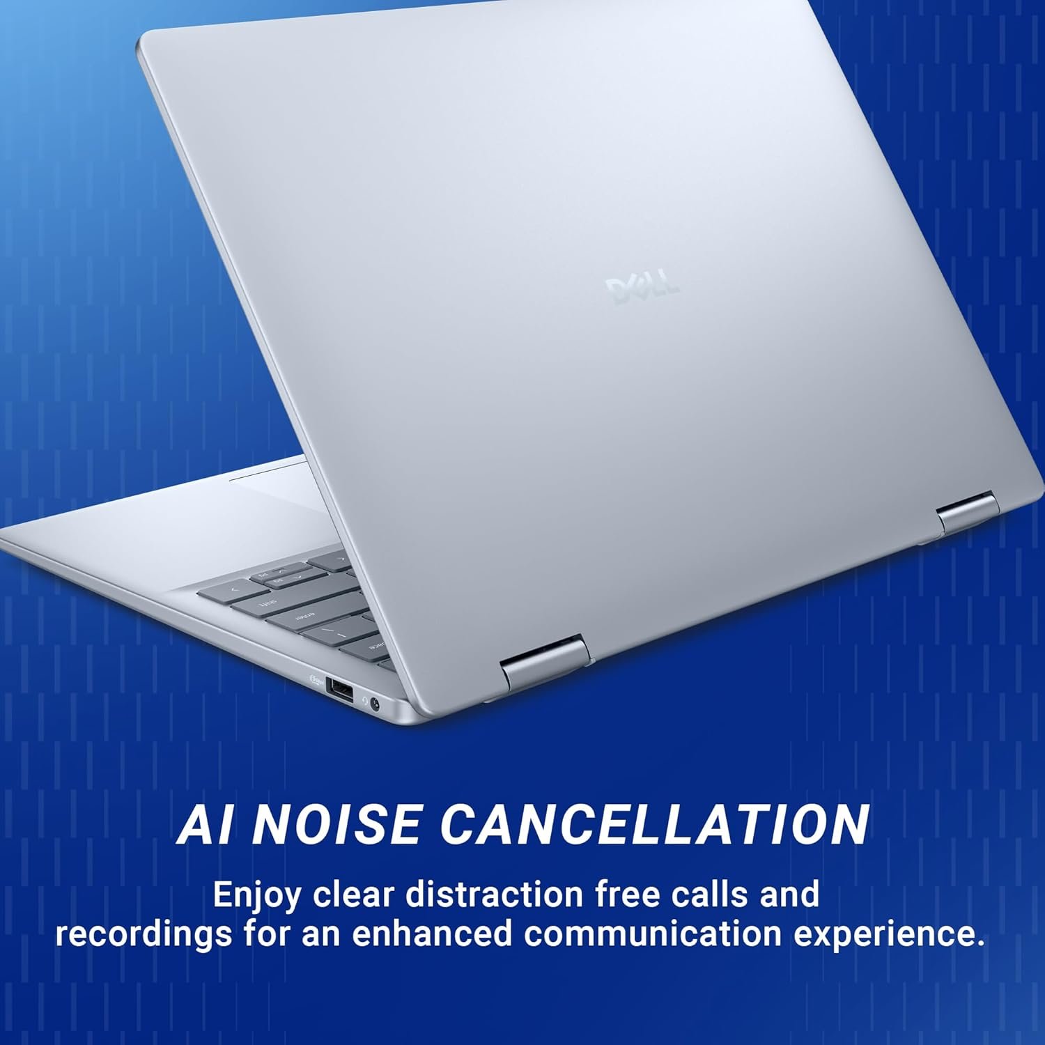Dell DB04255, R5-340 AI Processor / 16 GB LPDDR5X/ 512 GB SSD/AMD Radeon™ Graphics / 14" (35.56 cm) FHD Plus, 300 Nits, Touch, Backlit + FPS Keyboard, 15 Month McAfee/Ice Blue / 1.59 Kg - Image 7