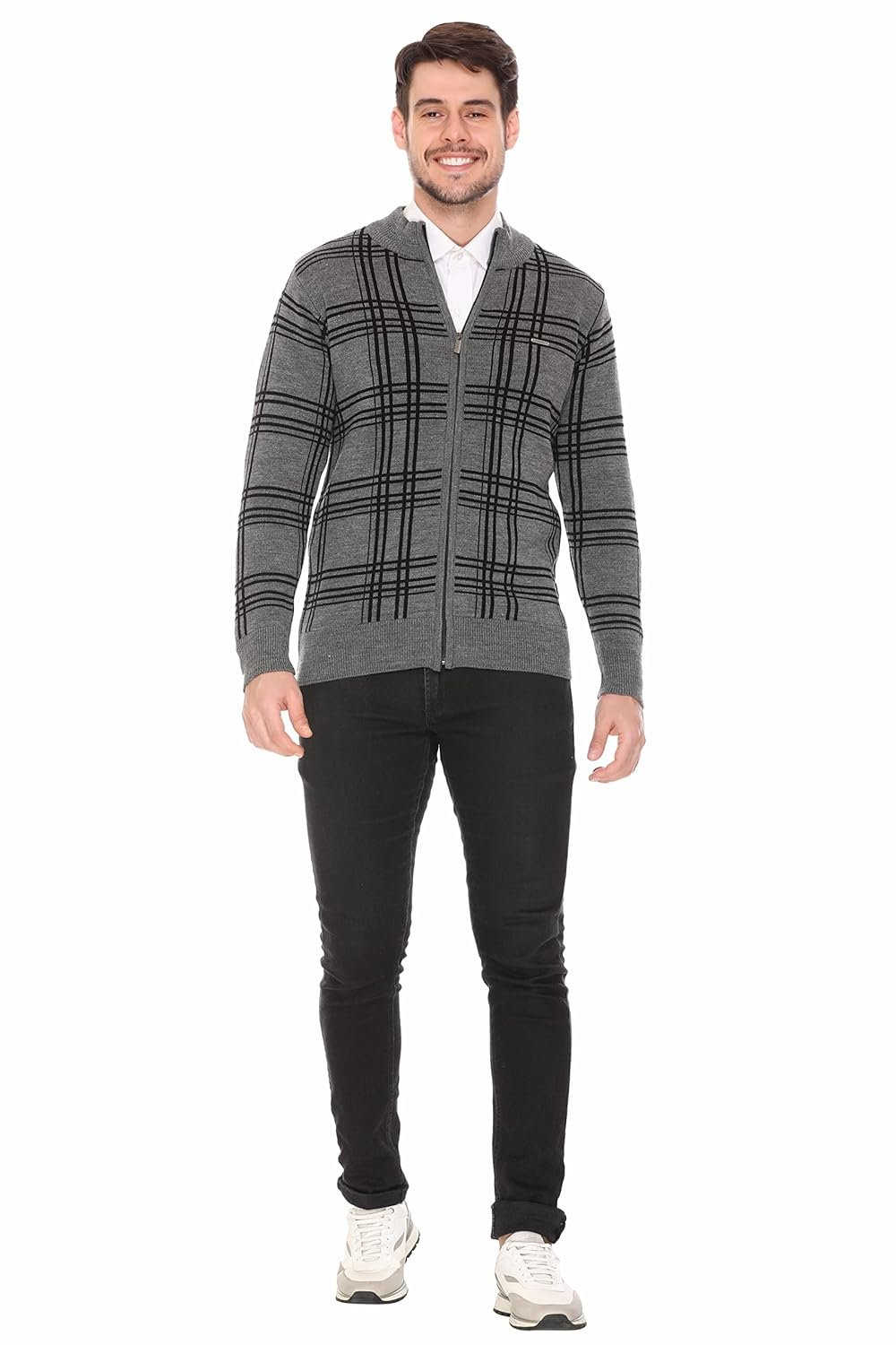 GODFREY Full Sleeve Zipper Sweater for Man Winter Wear -Mens Woolen Sweaters Turtle Neck - Image 7