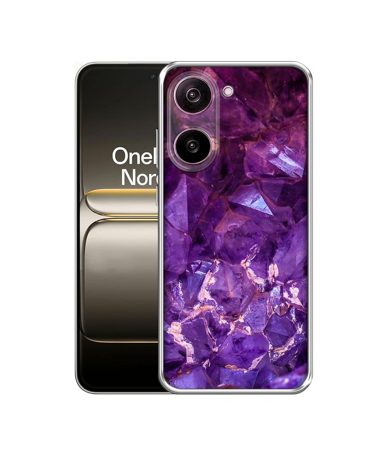 Amazon Brand-Solimo Basic Case for OnePlus Nord CE5 5G (Silicone_Multicolor)