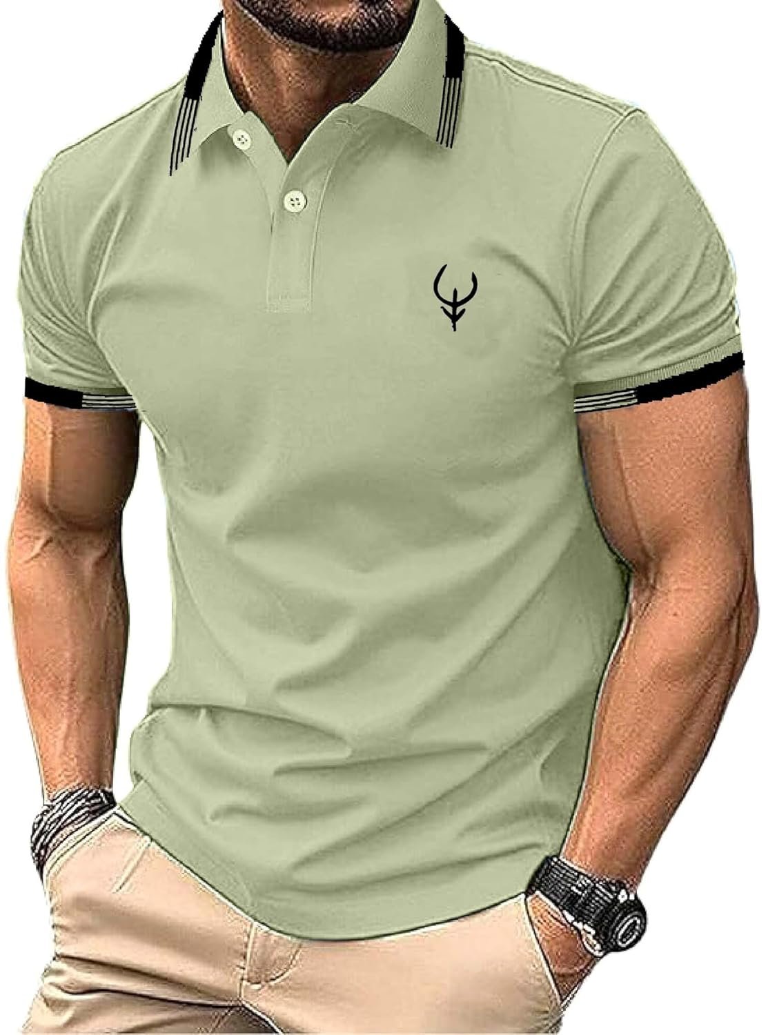 Lymio Polo T Shirt for Men || Men Casual T-Shirt || Available in Combo Packs (Polo 40 to 43) - Image 2