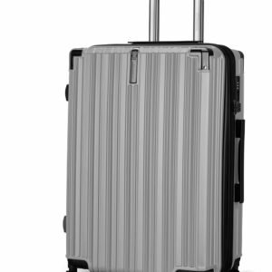 Maleta Nova Check-in Medium | 65 cms, 8 Spinner Wheels | Hardside,Premium Material |TSA Lock, Medium Size Trolley Bags for Luggage| Travel Bag | Suitcase for Travel (Grey, Check-in Medium)