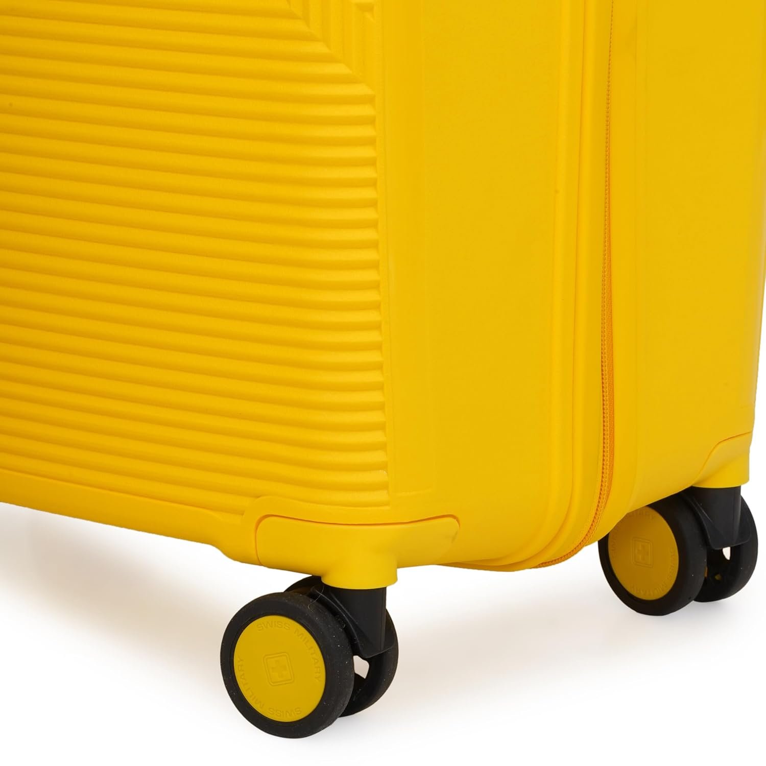 Swiss Military Maze 75CM Hard Trolley Bag, 106L Large Polypropylene Luggage, TSA Lock, 360° Dual Wheels, Anti-Theft Zipper, Branded Interior, Strong Handle, Long Trip Travel Suitcase, 28 inch - Image 9