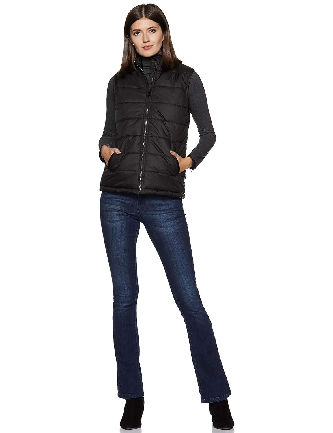 Amazon Brand - Symbol Women's 100% Polyester Regular Quilted Jacket - Image 6