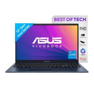 ASUS Vivobook 15, 15.6" FHD (1920 x 1080), Intel Core i5-1334U, (16GB RAM/512GB SSD/Intel Iris Xᵉ/Win 11/M365 Basic (1Year)*/Office Home 2024/Backlit Keyboard/Quiet Blue/1.70 kg), X1504VA-NJ2217WS