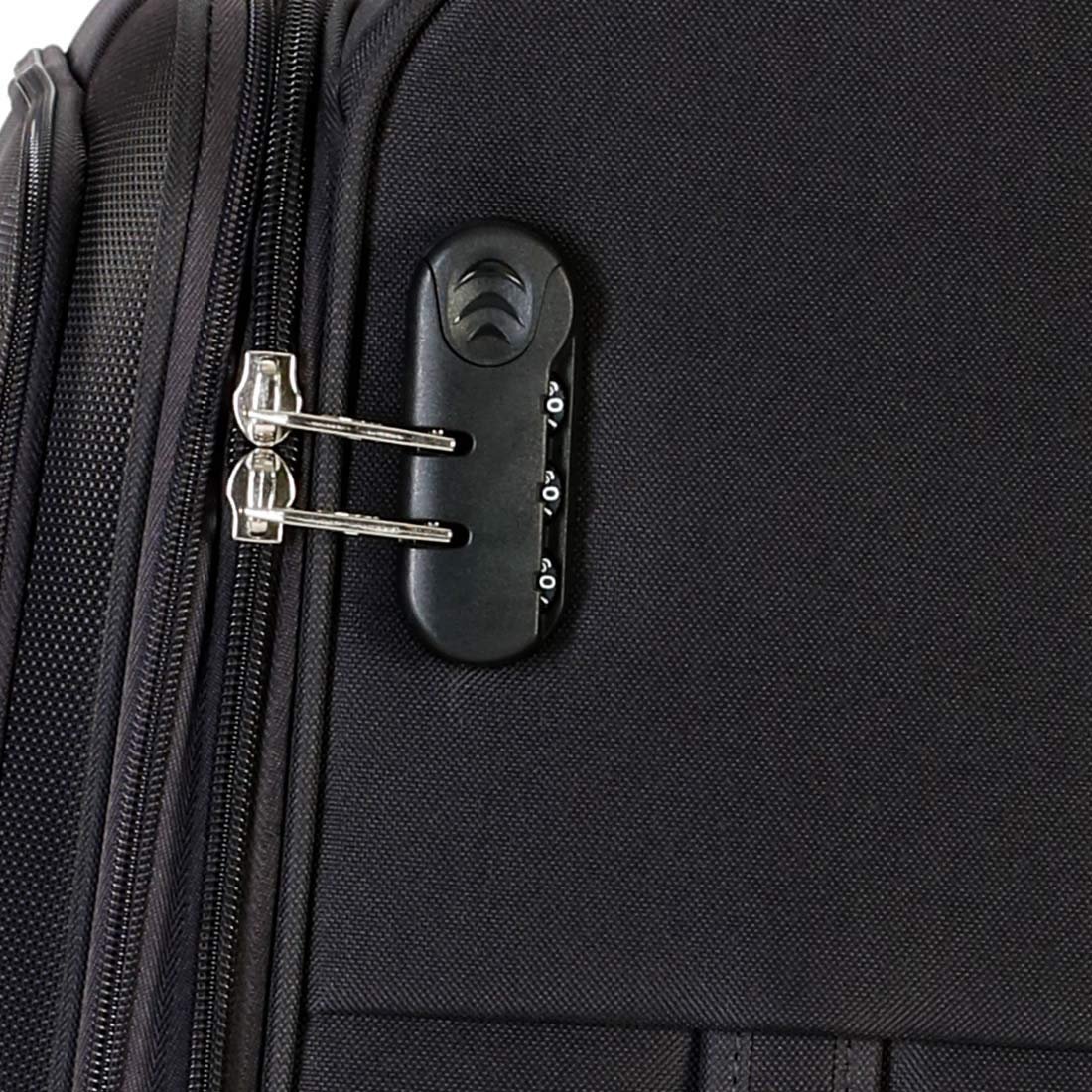 Kamiliant by American Tourister Kam Kojo 69 Cms Medium Check-in Polyester Soft Sided 4 Wheels 360 Degree Rotation Luggage/Speed_Wheel Suitcase/Trolley Bag (Grey), Trolley Bags for Travel - Image 6