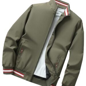 TAGAS Men’s Regular Fit Zip-Up Casual Jacket for MENS || Bomber Jacket for Men || Latest Stylish Jacket For Men ||Men’s Regular Fit Zip-Up Casual jacket|| bomber jacket for men (MJ-9090)