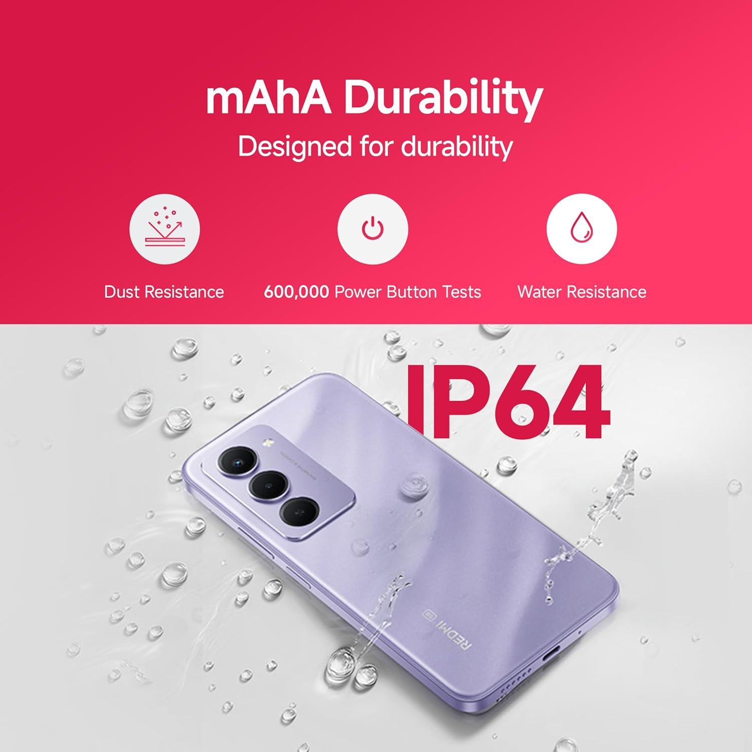 Redmi 15 5G Midnight Black 8GB + 256GB | Segment's Largest 7000mAhA Battery | Segment's Largest Display 17.53cm(6.9) Up to 144Hz | Snapdragon 6s Gen 3 | 18W Reverse Charging | 50MP AI Dual Camera - Image 11